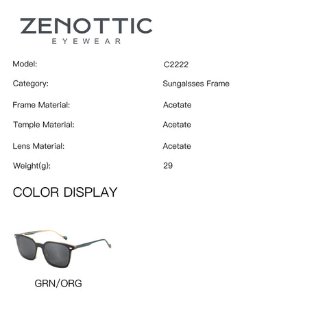 Zenottic Sun Glasses Lange