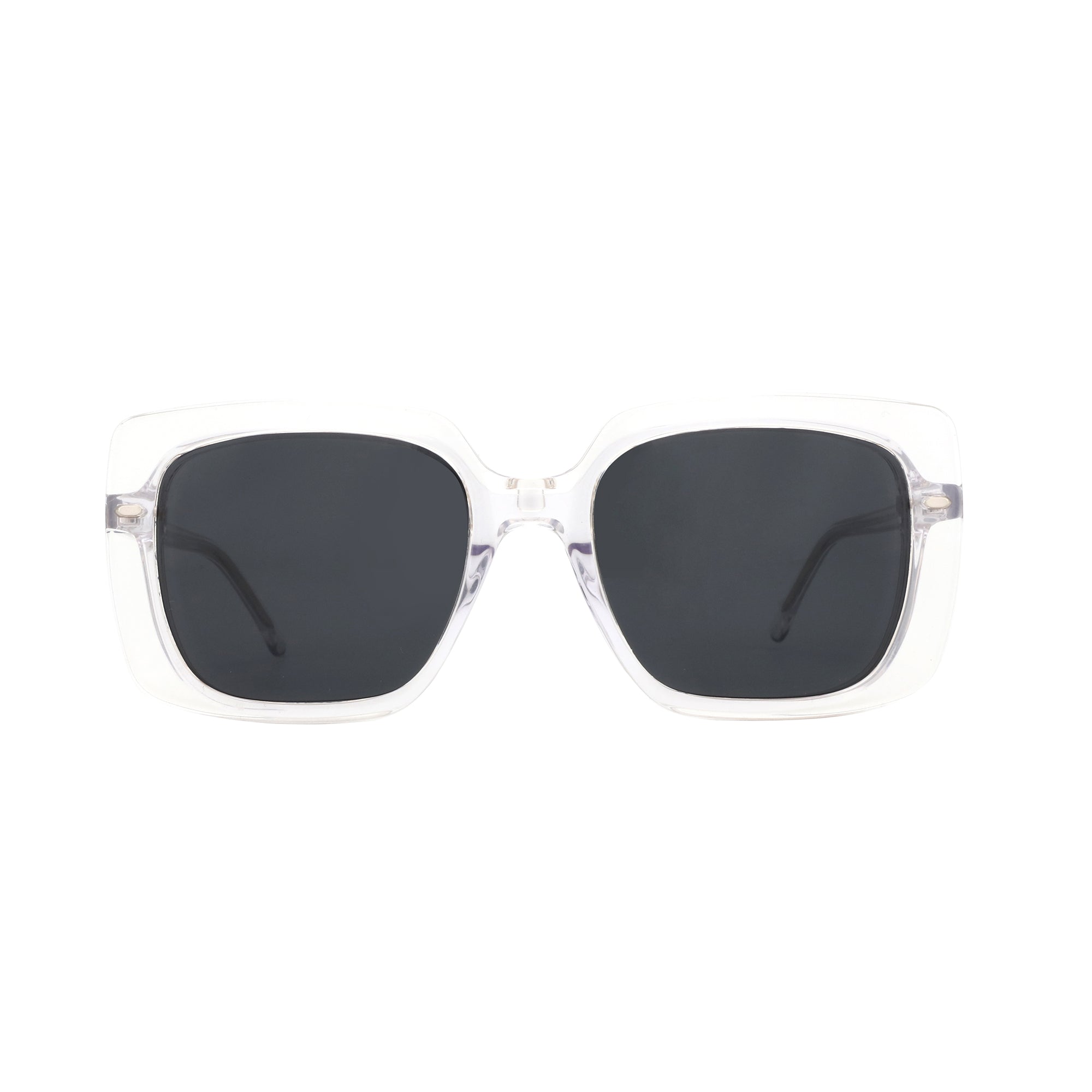 ZENOTTIC Sinsoledad clear acetate square frame sunglasses