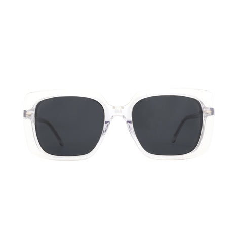 ZENOTTIC Sinsoledad clear acetate square frame sunglasses