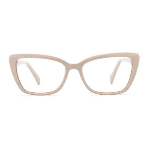 Zenottic Eyeglasses Anja nude cat-eye acetate frame glasses