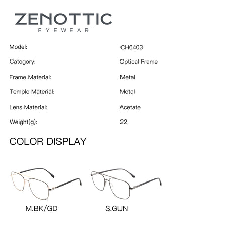 Zenottic Eyeglasses Kinsey