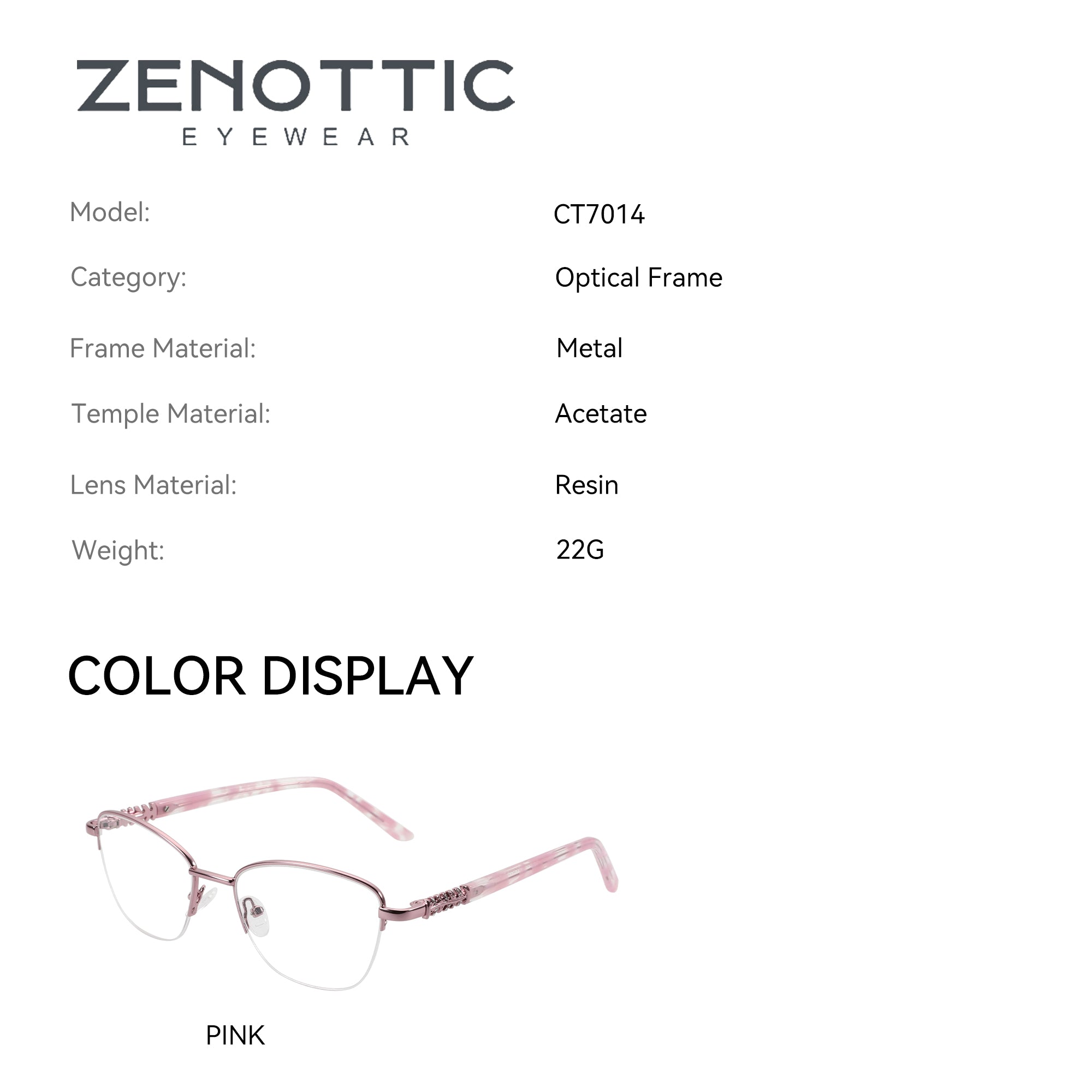 Zenottic Eyeglasses 