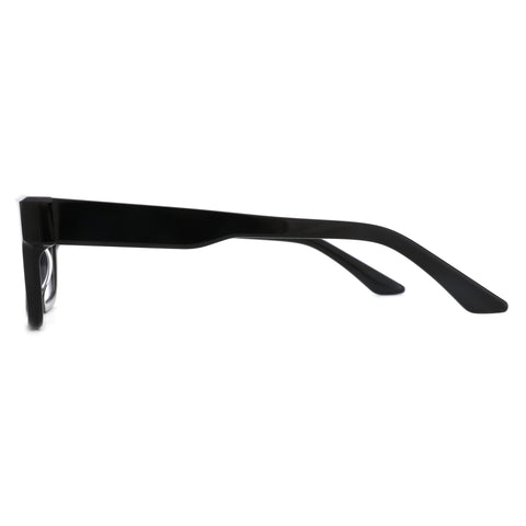 Zenottic Marcus black acetate square fashion eyeglasses frame