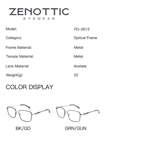 Zenottic Eyeglasses Jameson