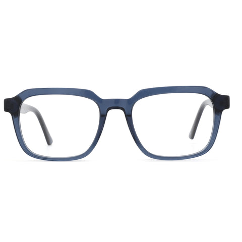 ZENOTTIC Lyndon blue acetate square fashion eyeglasses.