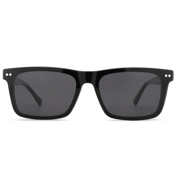 Jeremy Mens Square Sunglasses | UV Protection Acetate Frame