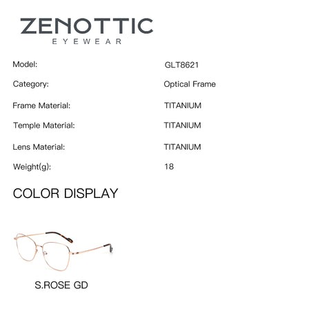 Zenottic Eyeglasses Tsuki