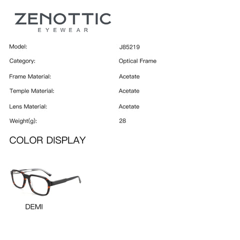 Zenottic Eyeglasses Tobias