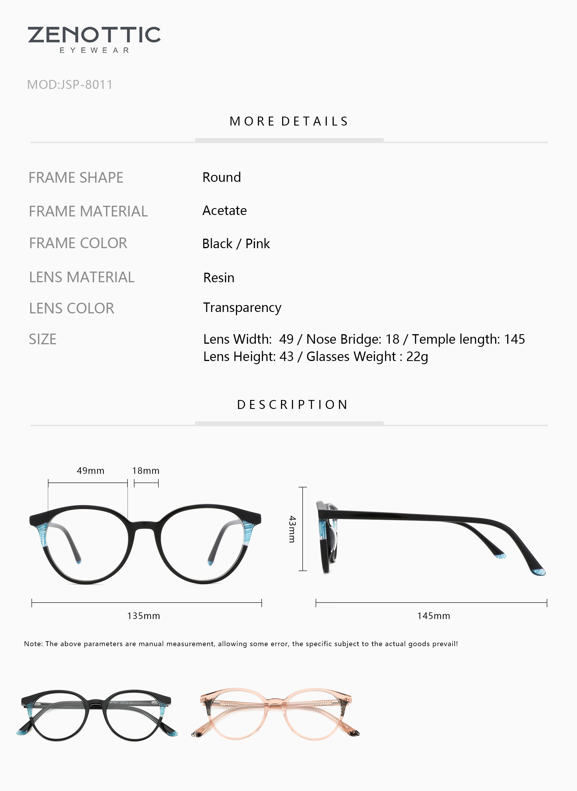 Zenottic Eyeglasses