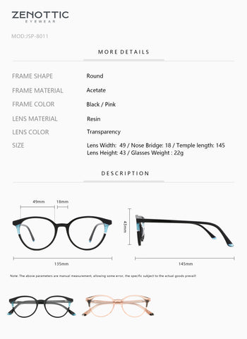 Zenottic Eyeglasses