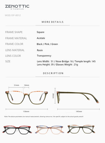 Zenottic Eyeglasses