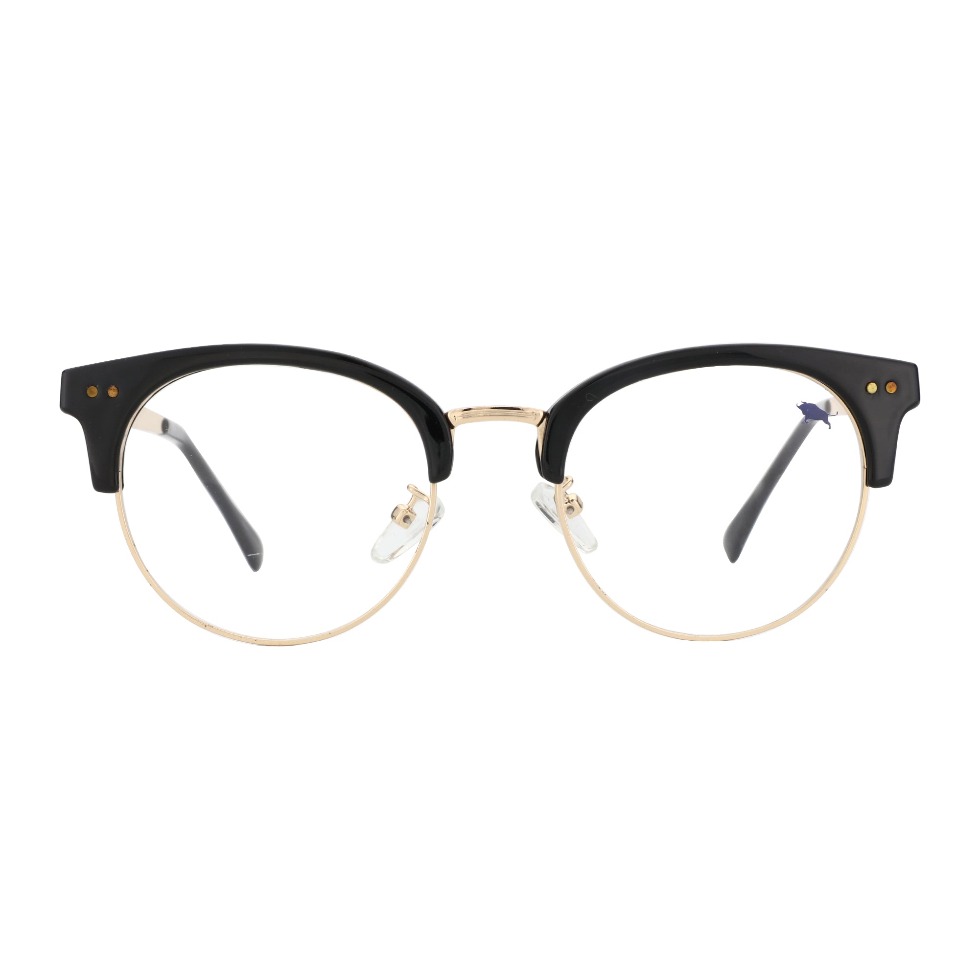 Retro Browline Glasses Stylish Practical – ZENOTTIC Eyewear