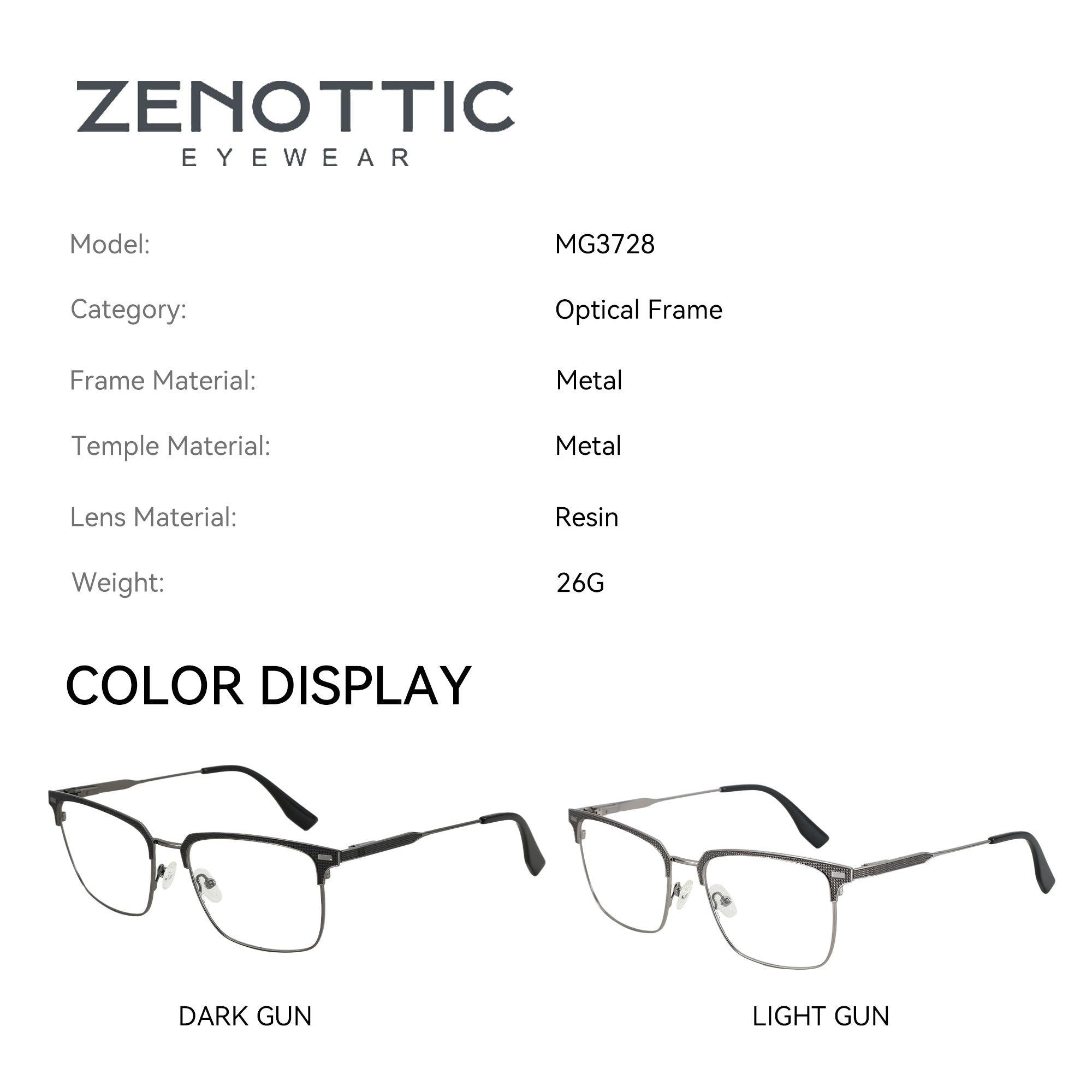 Zenottic Eyeglasses 