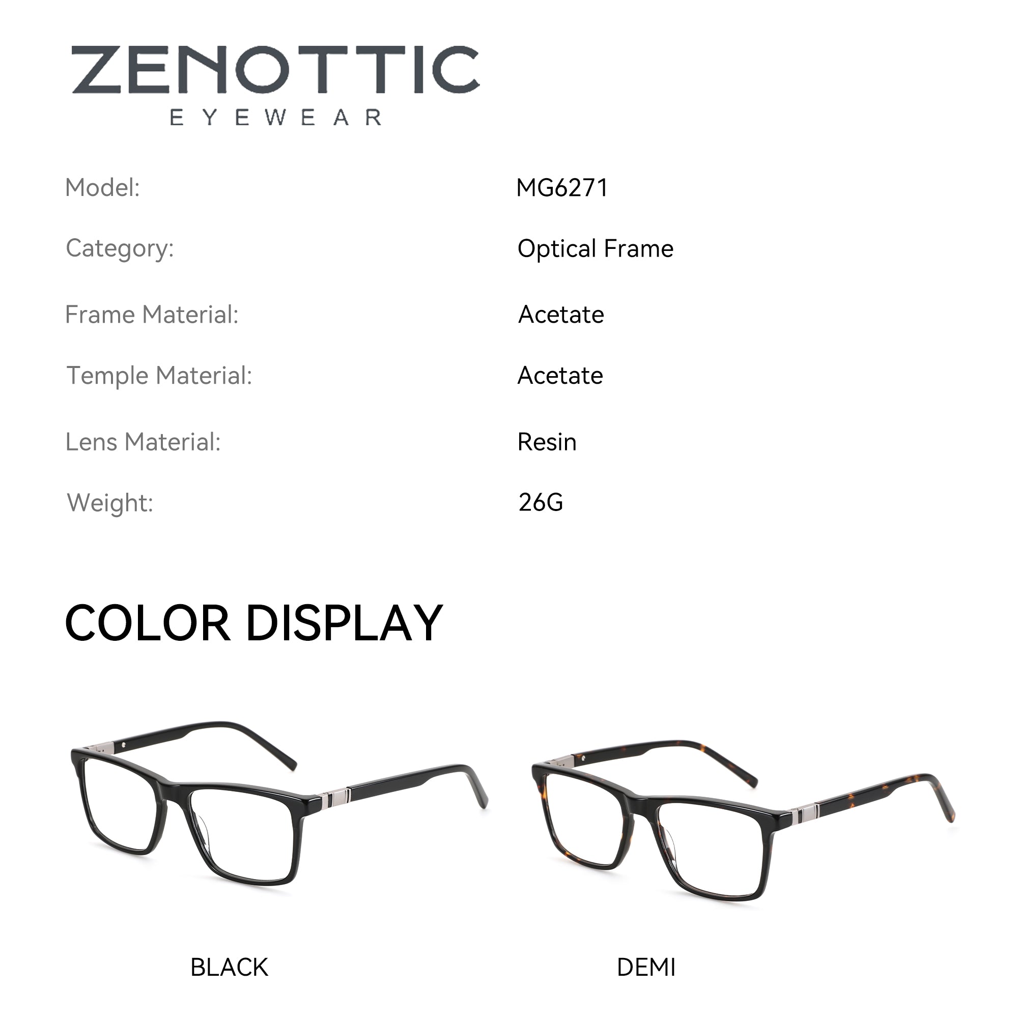 Zenottic Eyeglasses 