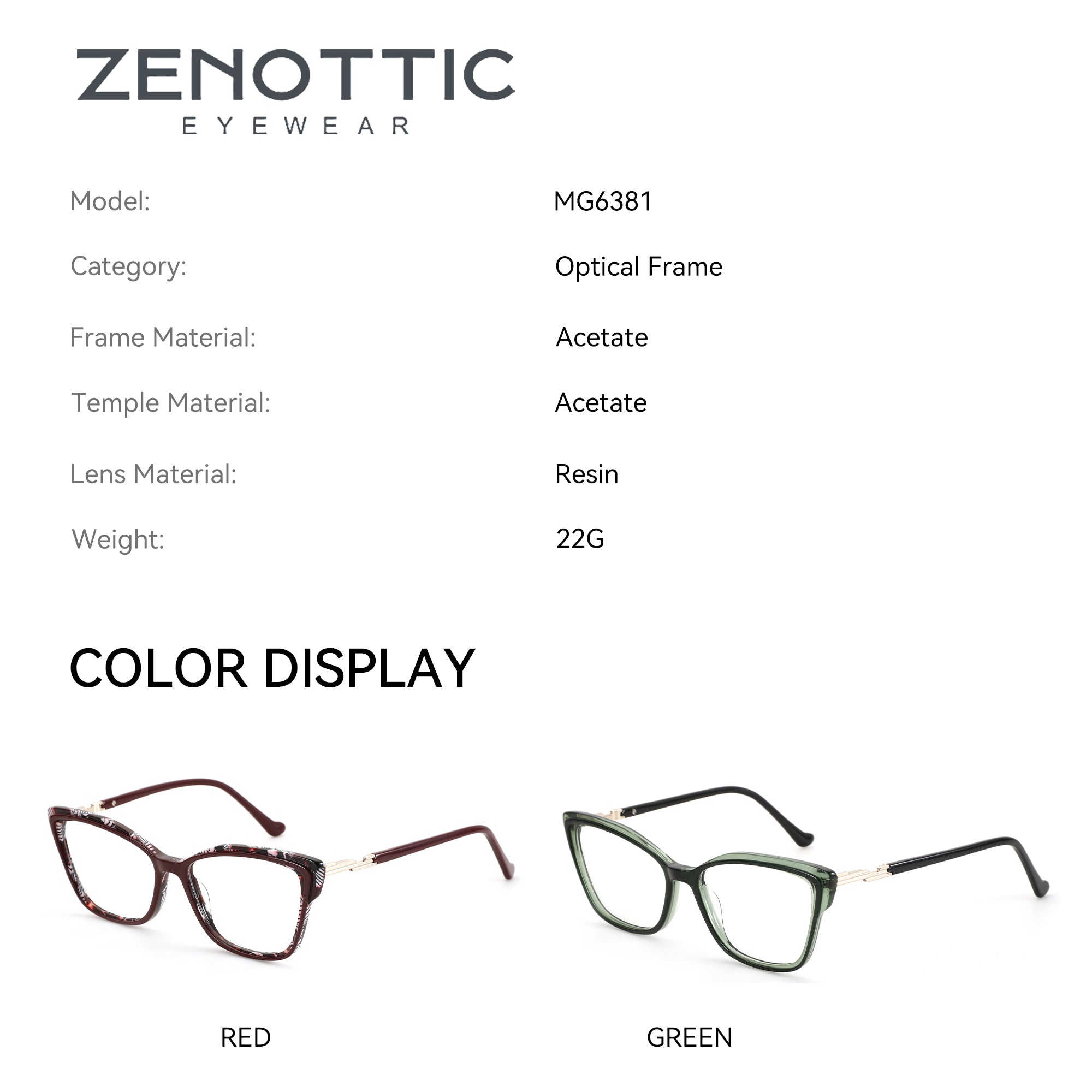 Zenottic Eyeglasses 