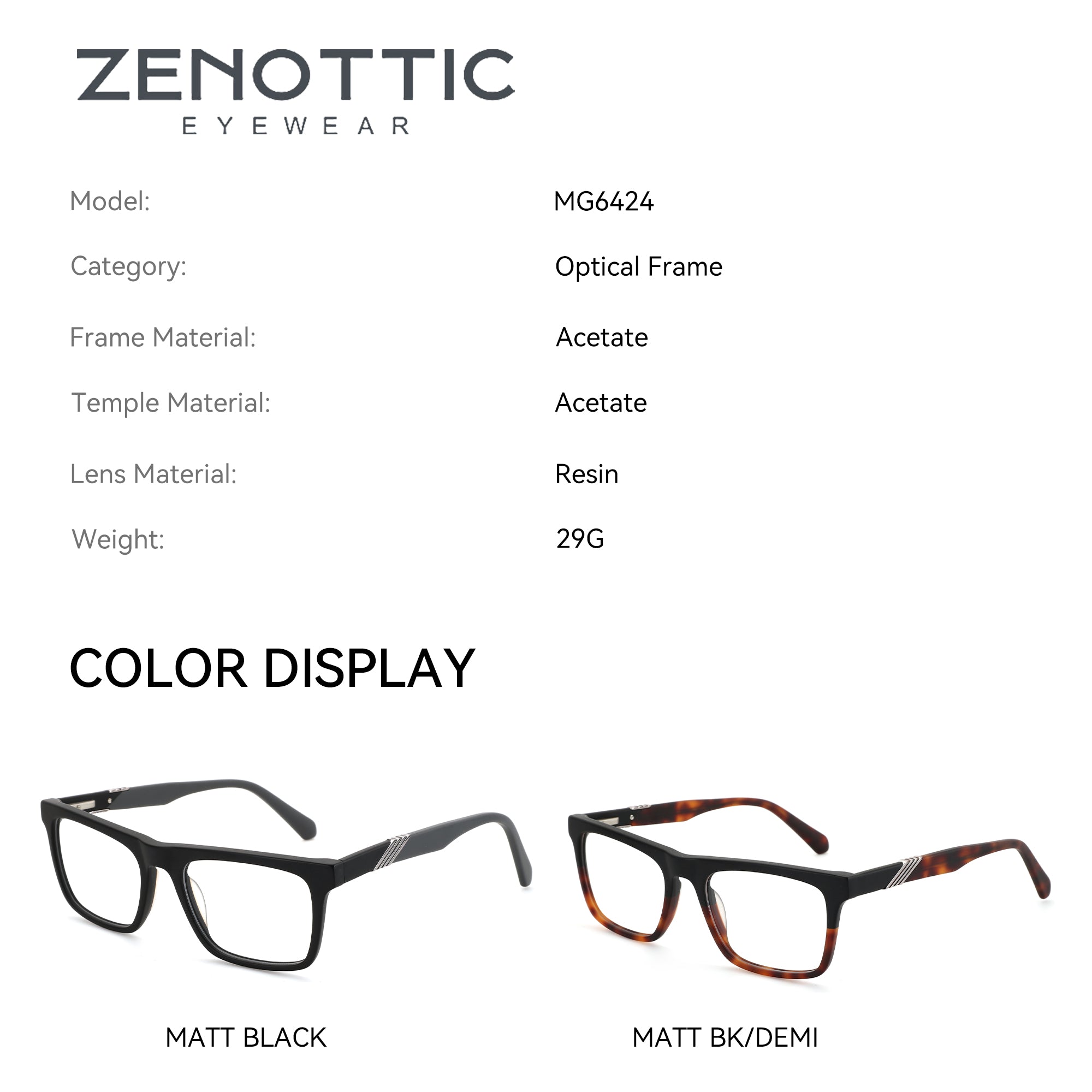 Zenottic Eyeglasses 