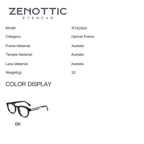 Zenottic Eyeglasses Goldie