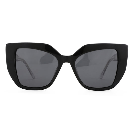 ZENOTTIC black acetate square women's sunglasses Dreamboat style