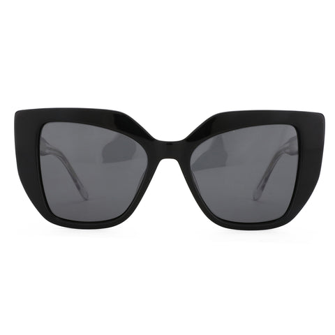 ZENOTTIC black acetate square women's sunglasses Dreamboat style