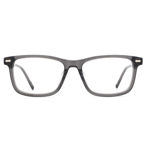 ZENOTTIC Rickey eyeglasses, square black acetate frame.