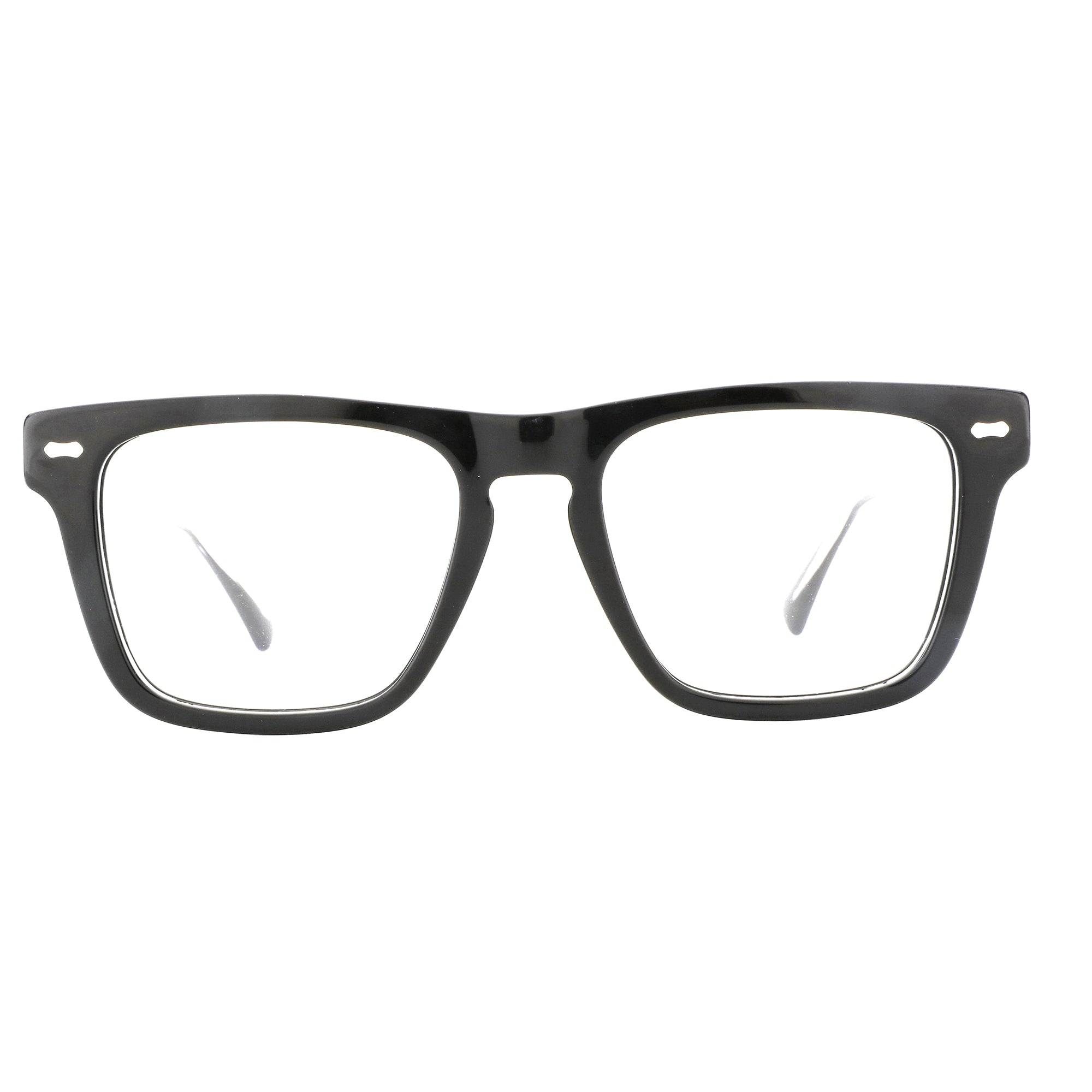 ZENOTTIC Cooper black acetate square designer eyeglasses
