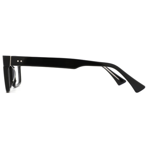 ZENOTTIC Bryce black acetate square eyeglasses frame, stylish casual eyewear