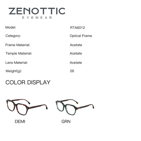 Zenottic Eyeglasses Charli