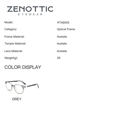 Zenottic Eyeglasses Petrichor
