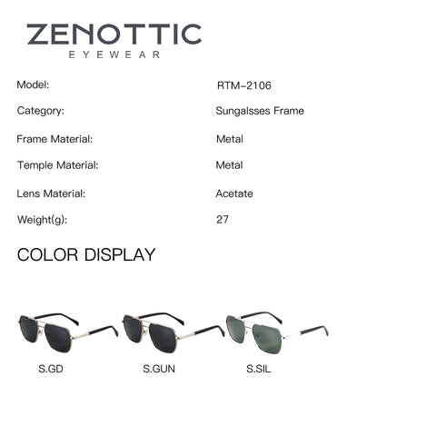 Zenottic Sun Glasses Rudd