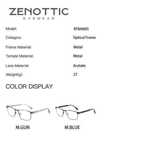 Zenottic Eyeglasses Wesley