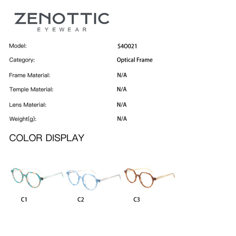 Zenottic Eyeglasses Portia