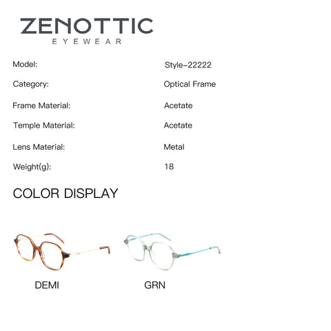 Zenottic Eyeglasses Alaya