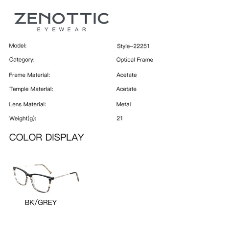 Zenottic Eyeglasses Fitzgerald