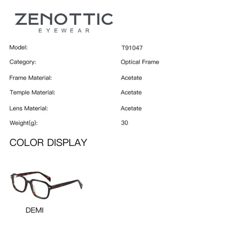 Zenottic Eyeglasses Sylvester