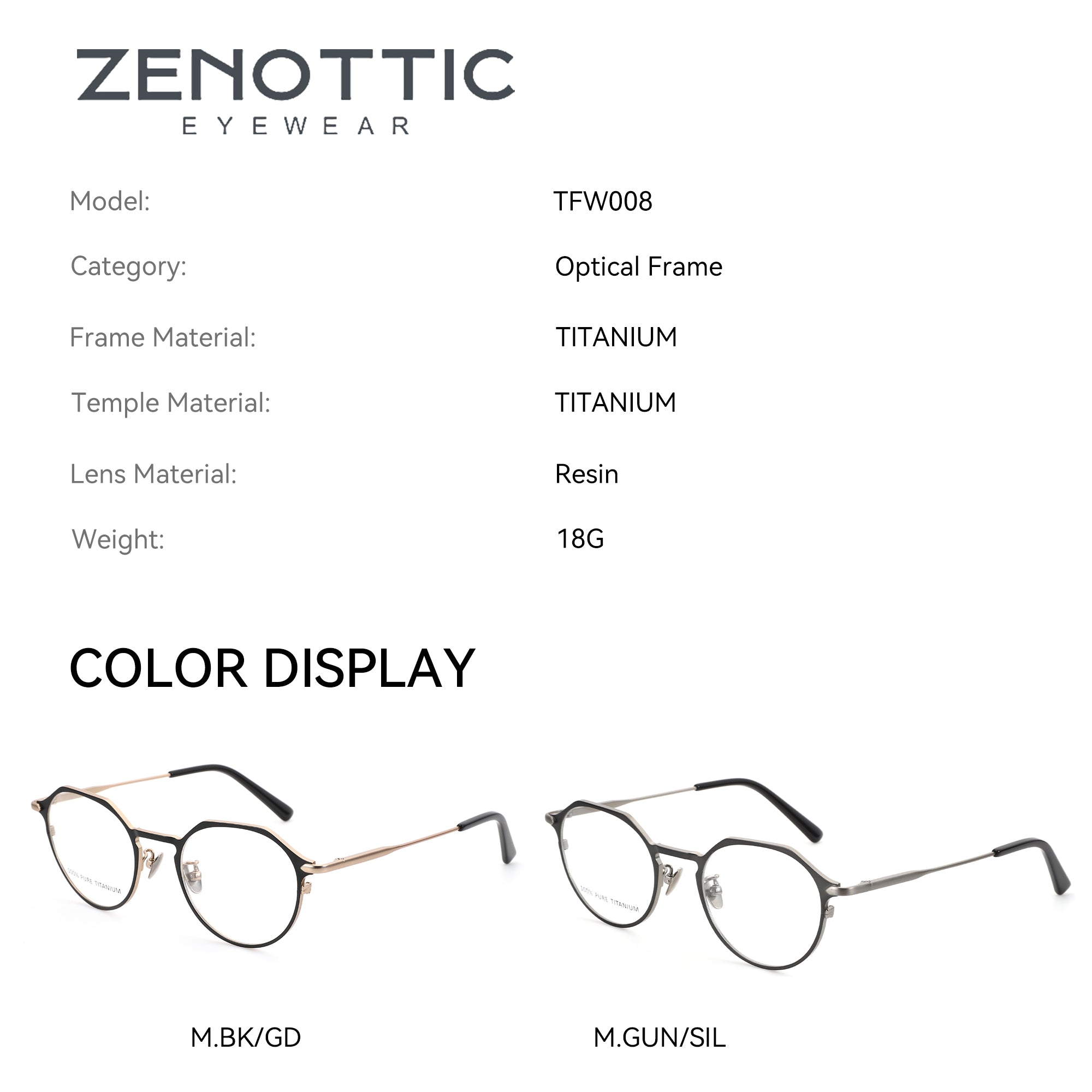 Zenottic Eyeglasses