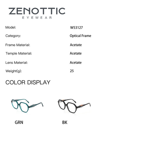 Zenottic Eyeglasses Zabbai