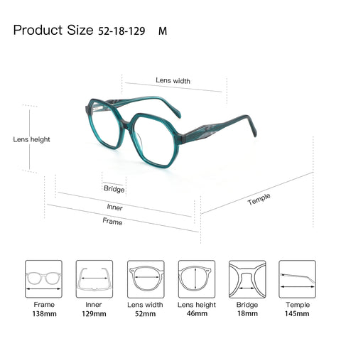 Zenottic Eyeglasses Zabbai