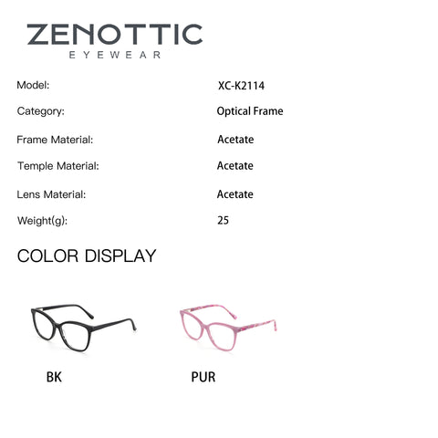 Zenottic Eyeglasses Ngelia