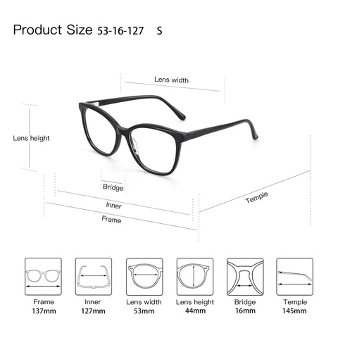 Zenottic Eyeglasses Ngelia