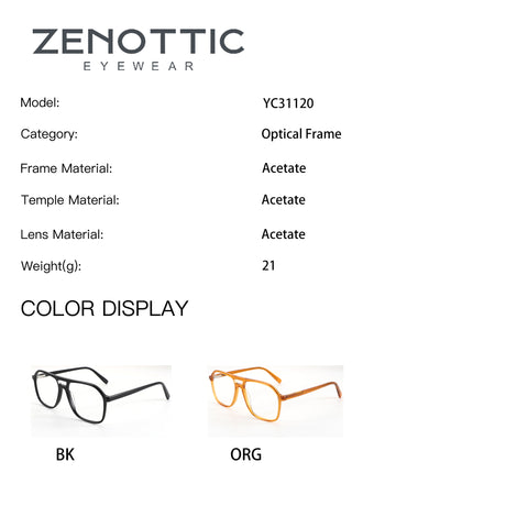 Zenottic Eyeglasses Dana