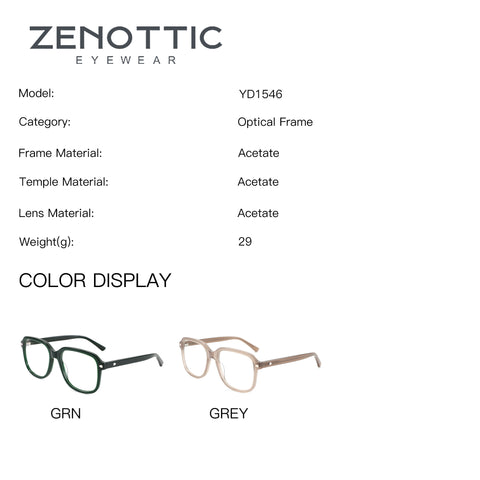 Zenottic Eyeglasses Karter