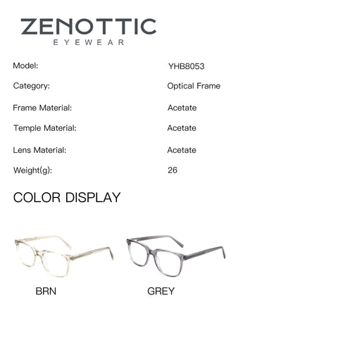 Zenottic Eyeglasses Channing