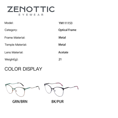 Zenottic Eyeglasses Angelique