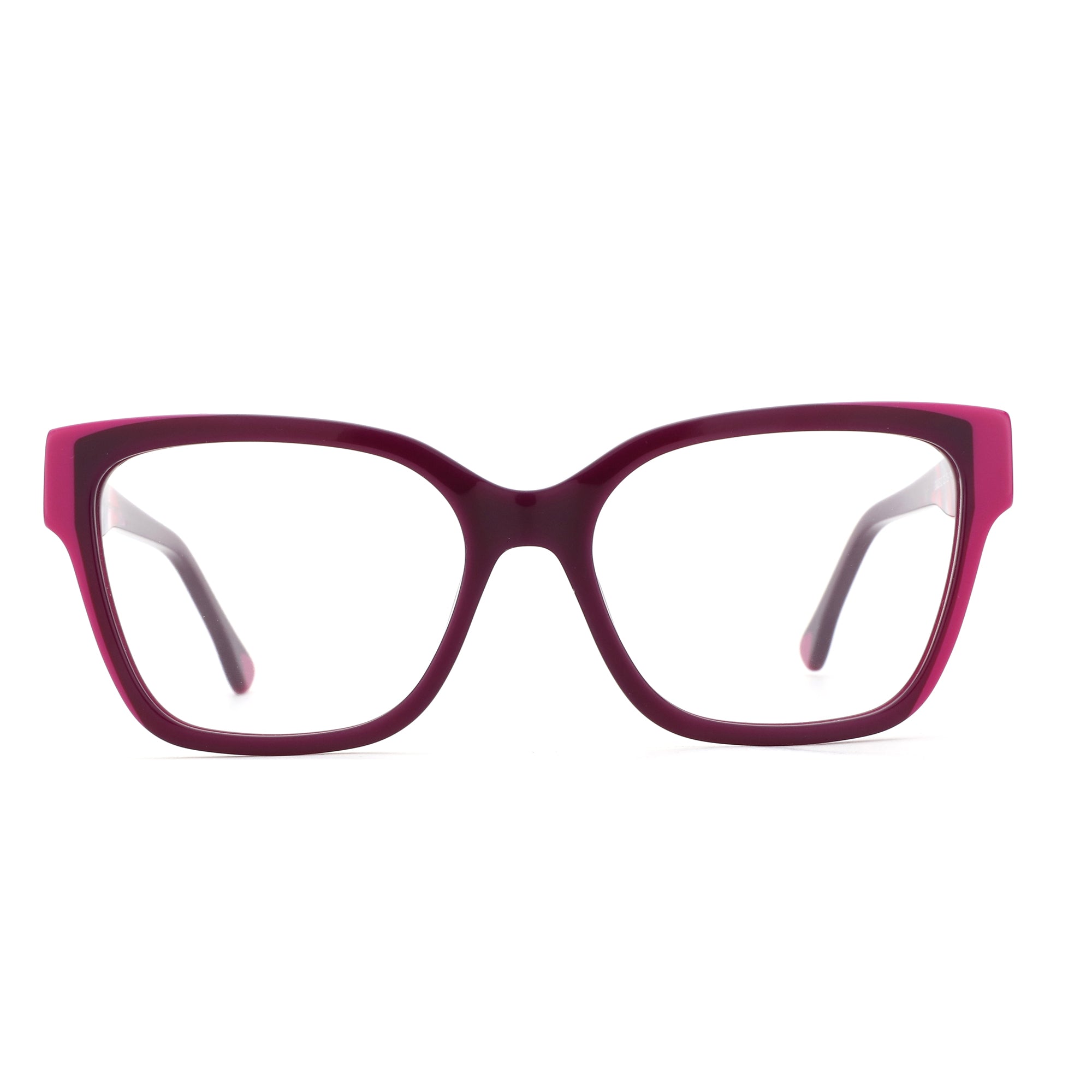ZENOTTIC Crush eyeglasses, purple acetate square frame