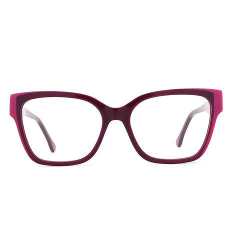 ZENOTTIC Crush eyeglasses, purple acetate square frame