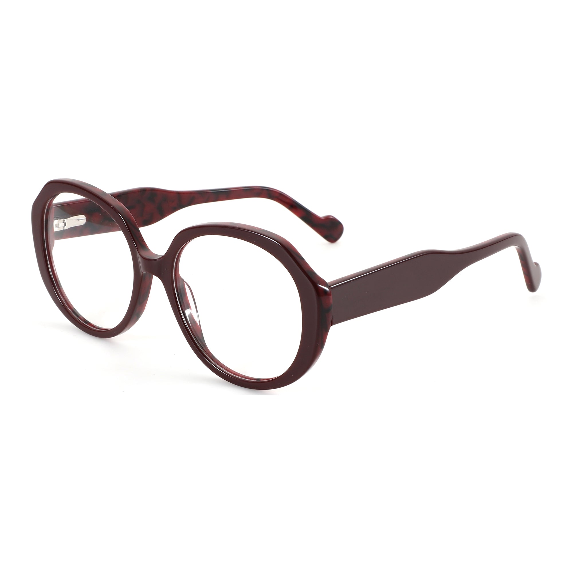 Zenottic Serein round tortoiseshell acetate eyeglasses for women
